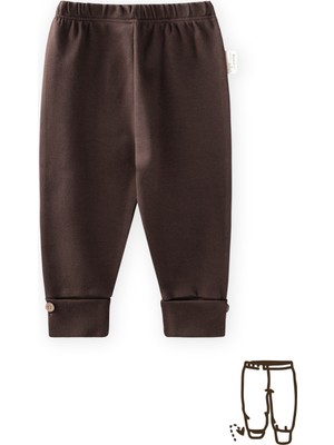 Cigit Uzayabilen Tayt Pantolon 0-3 Yaş Kahverengi