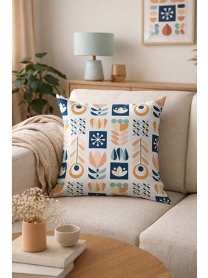 Evdek Çift Tarafı Baskılı Kırlent Kılıfı 6EBD26