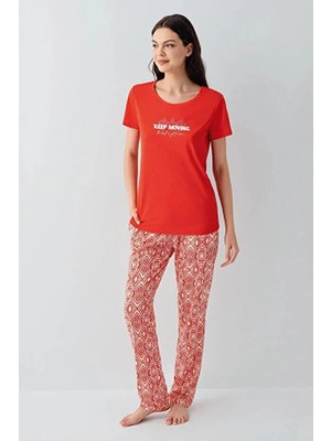 Arnetta Kısa Kol Kadın Pijama Takım 3611