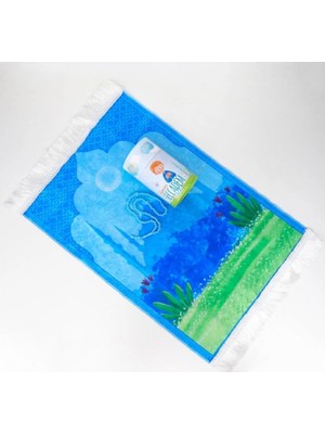 Storemax 3 Parça Namaza Ilk Adım Çocuk Hediyelik Silindir Kumbara Kutulu Seccade Seti