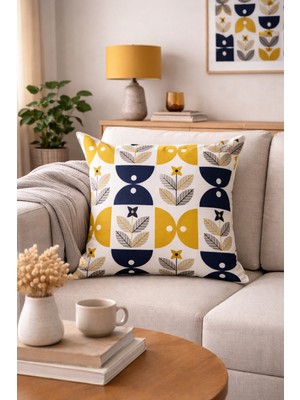 Evdek Çift Tarafı Baskılı Kırlent Kılıfı 6EBD32