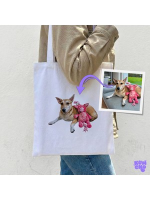Kişiye Özel Evcil Hayvan Kol Çantası – Fotoğraftan Özel Tasarım