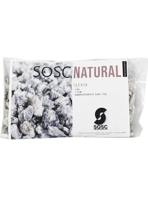 Storemax Natural Dekoratif Çakıl Taşı, Gnays Dolomit, Gri Sarı Damarlı, 1-2 Cm, 3 kg