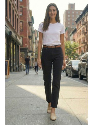 Twister Adriana 9452 Mom Kalıp Yüksek Bel Kadın Kot Pantolon