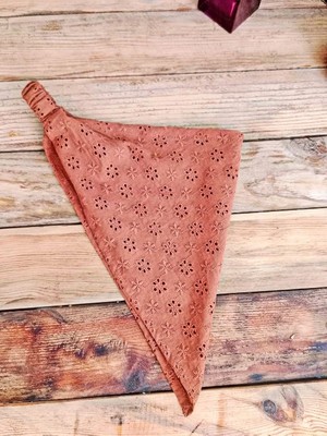 Brode Fisto Lastikli Bandana | Doğal Pamuk Saç Bandı