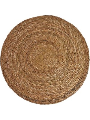 Storemax 6 Adet Hasır Supla Seti, Amerikan Servis, Sofra Dekorasyonu ve Sunum Için Bambu Hasır, Şık ve Çevre Dostu Masa Aksesuarı 30 cm