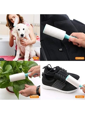 Storemax , Kedi Köpek Saç Kıl Tüy Toplayıcı Rulo, 1 Rulo 2 Yedek Her Biri 60 Yaprak