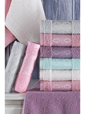 Storemax Tekstil | 12'li 30X50 cm El ve Yüz Havlu Seti | Mutfak Havlusu Renkli