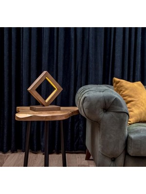 North Lighting Knled Led'li Ahşap Masa Lambası (Tekli)