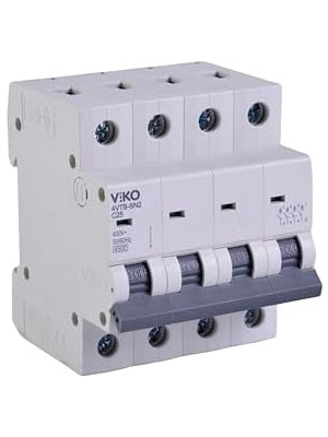 Storemax 4VTB-4C25 Otomatik Sigorta 4,5ka C Tipi 4 Kutup 25A