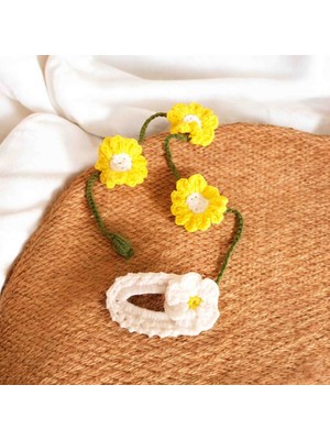 Lal Dizayn El Örgüsü Saç Toka