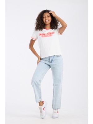 Vita Fortuna Sisters Club Baskılı Basic Tişört - VK0071