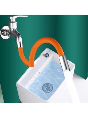 Storemax Esnek Musluk Uzatma Borusu – 30 cm | 360° Döner Başlıklı, Köpük Filtresi, Su Sıçratmaz | Kolay Kurulum | Mutfak, Banyo ve Duvar Muslukları Için Uyumlu | Yumuşak ve Dayanıklı Plastik