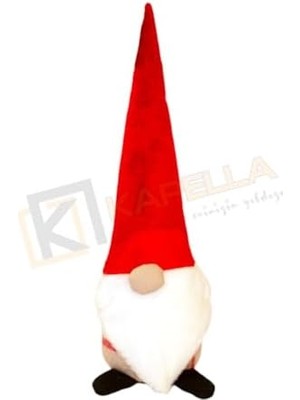 Storemax Yılbaşı Noel Baba Dekoratif Biblo Bej Ekose