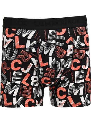 Lumberjack MB BXR03 Bsklı 3lu 5pr Siyah Erkek Boxer