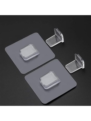 Storemax Kendinden Yapışkanlı Raf Tutucu, 5kg Kapasiteli, 10 Adet,