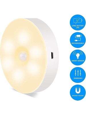 Storemax Hareket Sensörlü USB Şarjlı LED Işık Lamba - Gece Lambası