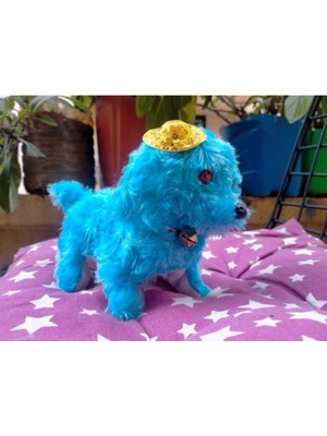 Storemax Mia Pıllı Havlayan Kopek - Mavi - 15 cm Oyuncak