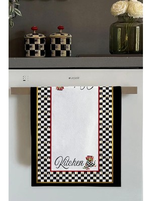 Storemax Beyaz Damalı Fırın Mutfak Havlusu 30X50CM