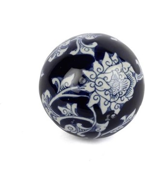 Mikasa Moor Blue Blanc Dek Top Obje 10X10CM