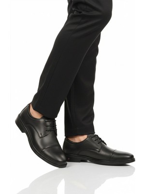 Ayakmod Siyah Hakiki Deri Jel Taban Anatomik Erkek Casual Ayakkabı 425 M