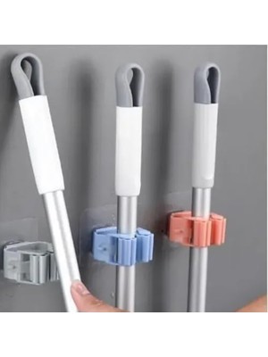 Storemax Mop Tutma Aparatı Seti, Kolay Montaj, Düzenli Alanlar, Yer Tasarrufu Sağlar 3 Adet