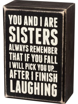 Storemax Primitives By Kathy ' Schild, Bir Büyük Anne, Siyah, 3" x 4.50"