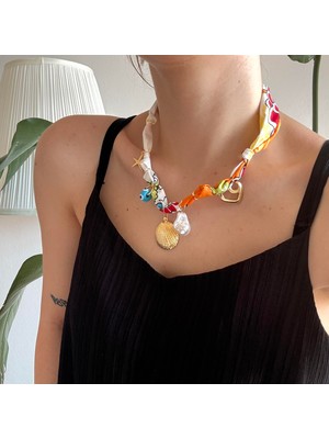 Alice İsstanbul Fular Charmlı Kolye