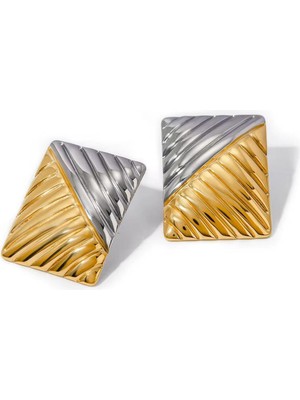 Alice İsstanbul Çelik Brenda Küpe