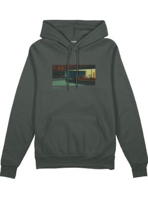The Lucid Lab Nighthawks Oversize Hoodie - Antrasit
