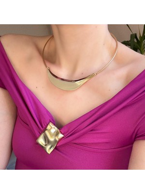 Alice İsstanbul Gold Vintage Choker Kolye