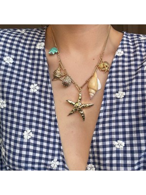 Alice İsstanbul Seramik Balıklı Charm Kolye