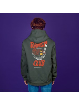 The Lucid Lab Ramen Bowl Club Oversize Hoodie - Antrasit