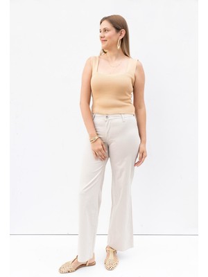 ALLDAY Taş01-Geniş Paça Likralı Pantolon