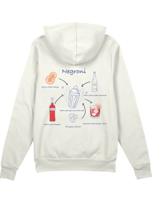 The Lucid Lab Negroni Oversize Hoodie - Beyaz