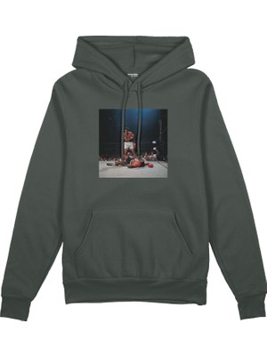 The Lucid Lab Muhammed Ali And Sonny Liston Usa 1965 Oversize Hoodie - Antrasit