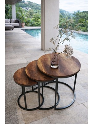 Teknor 3lü C Lüx Zigon Servis Salon Sehpa