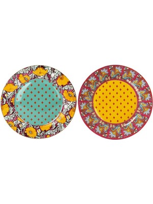 UltraMint Eliana Bone 20 cm 4'lü Tabak Seti, Şık ve Kullanışlı Mutfak Aksesuarı