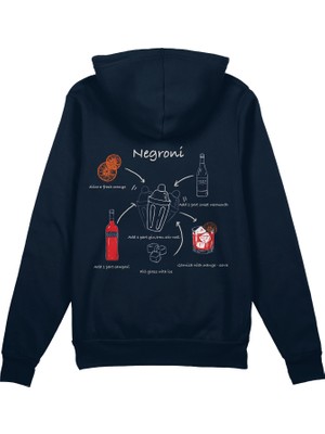 The Lucid Lab Negroni Oversize Hoodie - Lacivert