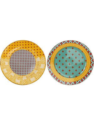 UltraMint Eliana Bone 27 cm 4'lü Tabak Seti, Şık ve Dayanıklı Mutfak Aksesuarı