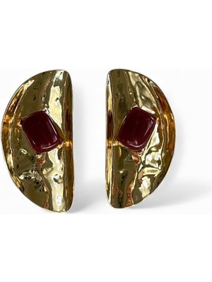 Alice İsstanbul Bordo Sofia Küpe