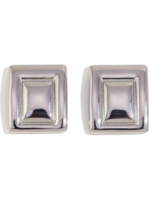 Alice İsstanbul Çelik Silver Plaka Küpe