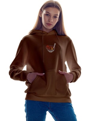 The Lucid Lab Ramen Bowl Club Oversize Hoodie - Kahverengi