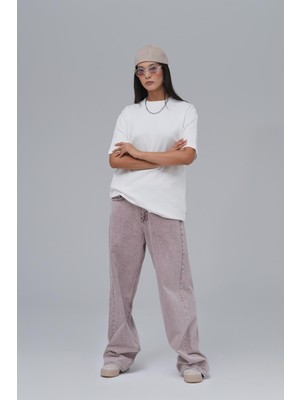 Saw Urbanity Saw Club Basic Regular Fit Tişört Kadın Ekru