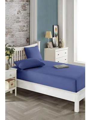 Clasy Çift Kişilik %100 Pamuk Ranforce Lastikli Çarşaf + 2 Adet Yastık Kılıfı 160 x 200