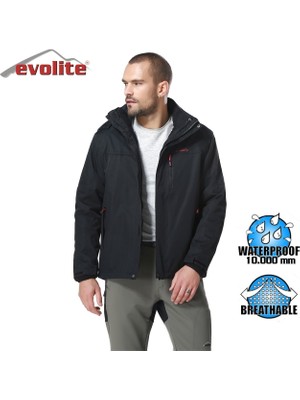 Evolite Diva Erkek 3in1 Siyah Mont