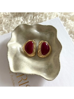 Alice İsstanbul Bordo Jolie Küpe