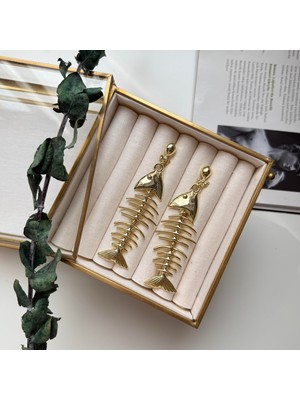 Alice İsstanbul Gold Balık Küpe