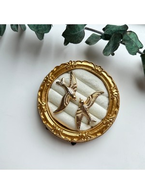 Alice İsstanbul Gold Kırlangıç Küpe