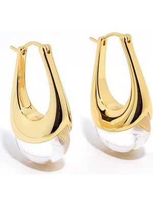 Alice İsstanbul Çelik Beyaz Madison Küpe